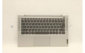 Lenovo 5CB1C13104 C-Cover with keyboard, Arabic, Silver, Backlight, Fingerprint