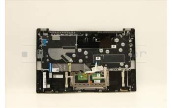 Lenovo 5CB1C13104 C-Abdeckung mit Tastatur, Arabisch, silber, Hintergrundbeleuchtung, Fingerabdruck, US