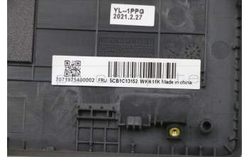Lenovo 5CB1C13152 COVER Upper C82LM PL_BLKD FP BLKB_US