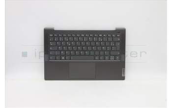 Lenovo 5CB1C13221 C-Cover with keyboard, French, Black, Backlight, Fingerprint