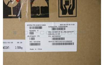 Lenovo 5CB1C13543 COVER Upper C82LM AL_ABLU FP BLKB_CZ-SK
