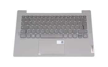 5CB1C13623 Original Lenovo Tastatur inkl. Topcase DE (deutsch) grau/grau mit Backlight