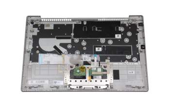 5CB1C13623 Original Lenovo Tastatur inkl. Topcase DE (deutsch) grau/grau mit Backlight