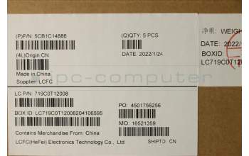 Lenovo 5CB1C14886 Tastatur inkl. TopcaseASM_FRA/ENGL82JQSGw/WHWRF