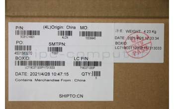 Lenovo 5CB1C14901 Tastatur inkl. TopcaseASM_NORDICL82JQSGw/WHWRF