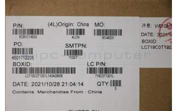 Lenovo 5CB1C14932 Tastatur inkl. TopcaseASM_LASPAL82JQSTw/BUWRF