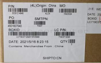 Lenovo 5CB1C14946 Tastatur inkl. TopcaseASM_BULL82JQSGw/RGBWRF