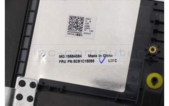 Lenovo 5CB1C15056 C-Cover with keyboard,Spanish,Abyss Blue,FingerPrint