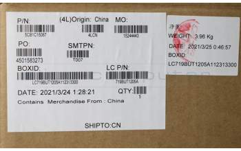 Lenovo 5CB1C15067 Tastatur inkl. Topcase ASM_ARA L81X8 FPABDIS