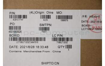 Lenovo 5CB1C17147 Tastatur inkl. Topcase ASM_THAI L81X8 NFPABDIS