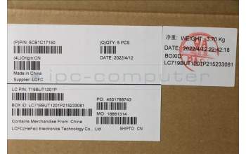 Lenovo 5CB1C17150 Tastatur inkl. TopcaseASM_FRA/ENGL81X8NFPABDIS