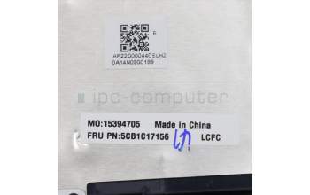Lenovo 5CB1C17156 Tastatur inkl. Topcase ASM_ARA L81X8 NFPABDIS