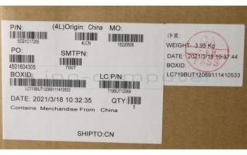 Lenovo 5CB1C17265 Tastatur inkl. Topcase spanisch L81X8 NFPPGDIS