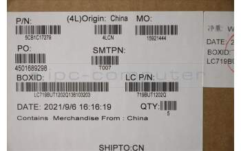 Lenovo 5CB1C17279 Tastatur inkl. Topcase ASM_HBW L81X8 NFPPGDIS