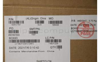 Lenovo 5CB1C17507 Tastatur inkl. Topcase ASM_BUL L82KD BK TEX