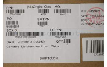 Lenovo 5CB1C18843 Tastatur inkl. Topcase ASM_POR L82KD BK TEX