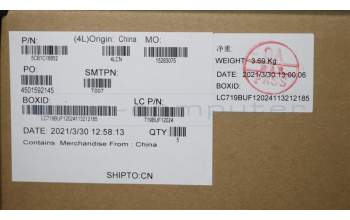 Lenovo 5CB1C18852 Tastatur inkl. Topcase ASM_UKR L82KD BK TEX