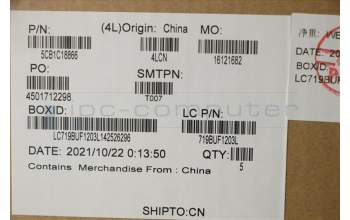 Lenovo 5CB1C18866 Tastatur inkl. Topcase ASM_HIN L82KD IG IMR