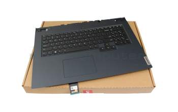 5CB1C19229 Original Lenovo Tastatur inkl. Topcase US (englisch) schwarz/blau mit Backlight