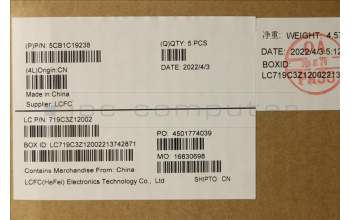 Lenovo 5CB1C19238 Tastatur inkl. Topcase ASM_ITA L82JY_PHA_BU