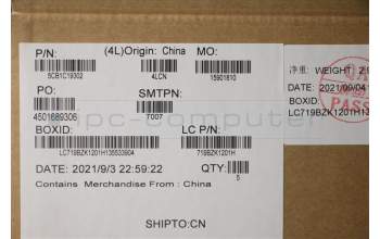 Lenovo 5CB1C19302 Tastatur inkl. Topcase ASM_LASPA L82NC LSR