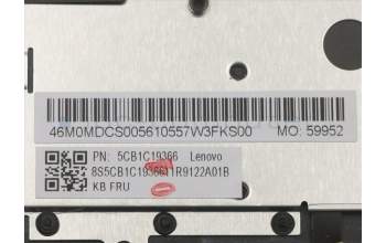 Lenovo 5CB1C19366 Tastatur inkl. Topcase ASM_GR W 82HU NFNB PG
