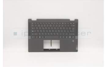 Lenovo 5CB1C39903 C-Cover with keyboard, Spanish, Grey