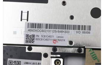 Lenovo 5CB1C48271 Tastatur inkl. Topcase ASM_FR W 82HU FB GY