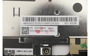 Lenovo 5CB1C68146 Tastatur inkl. Topcase ASM_CZE/SLK W82HU FB AB