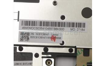 Lenovo 5CB1C68147 Tastatur inkl. Topcase ASM_BUL W 82HU FB AB