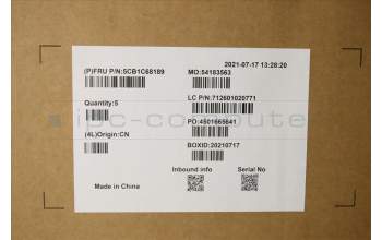 Lenovo 5CB1C68189 Tastatur inkl. Topcase deutsch WT 82KE SR