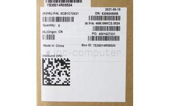 Lenovo 5CB1C72431 Tastatur inkl. Topcase ASM_CZE/SLK W 20YA MG