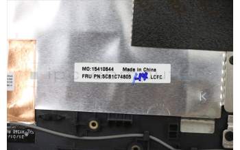 Lenovo 5CB1C74805 Tastatur inkl. Topcase ASM_ENG L82JUBURGBW/F