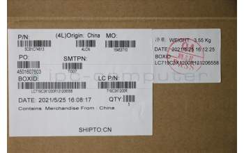 Lenovo 5CB1C74813 Tastatur inkl. Topcase ASM_GRE L82JUBURGBW/F