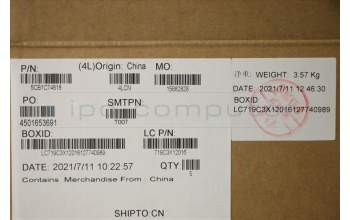 Lenovo 5CB1C74818 Tastatur inkl. Topcase ASM_ITA L82JUBURGBW/F