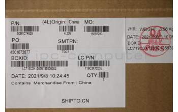 Lenovo 5CB1C74829 Tastatur inkl. Topcase ASM_TC L82JUBURGBW/F