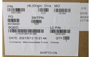 Lenovo 5CB1C74837 Tastatur inkl. Topcase ASM_ENG L82JUBUWHW/F