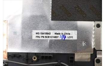 Lenovo 5CB1C74837 Tastatur inkl. Topcase ASM_ENG L82JUBUWHW/F