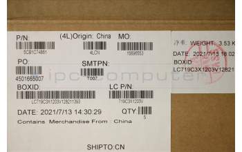 Lenovo 5CB1C74861 Tastatur inkl. Topcase ASM_TC L82JUBUWHW/F