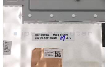 Lenovo 5CB1C74870 Tastatur inkl. Topcase ASMEUROENGL82JUSGW/FILM