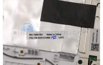 Lenovo 5CB1C74882 Tastatur inkl. Topcase ASM_ITA L82JU SGW/FILM