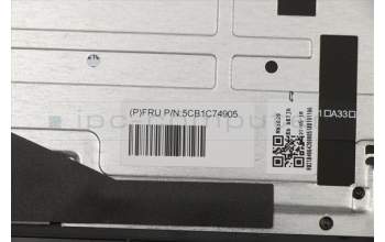 Lenovo 5CB1C74905 Tastatur inkl. Topcase ASM_CZE/SLKH82L5CLODIS