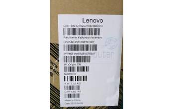 Lenovo 5CB1C75001 Tastatur inkl. Topcase ASM_CZE/SLK H82L5STOUMA
