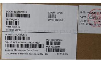 Lenovo 5CB1C75069 Tastatur inkl. Topcase ASM_HUN L82KV FP A/GUMA