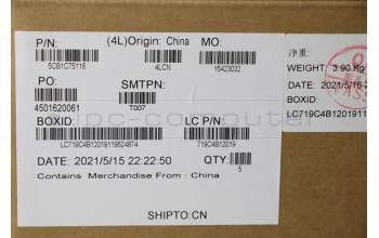 Lenovo 5CB1C75116 Tastatur inkl. Topcase ASM_ENG L82KV NFPA/BUMA