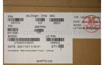 Lenovo 5CB1C75122 Tastatur inkl. Topcase ASM_FRA L82KV NFPA/BUMA