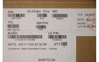 Lenovo 5CB1C75747 Tastatur inkl. Topcase ASM_HUN L82KV NFPA/GUMA