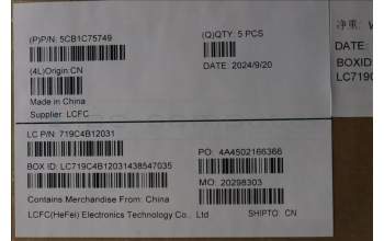 Lenovo 5CB1C75749 Tastatur inkl. Topcase ASM_GRE L82KV NFPA/GUMA