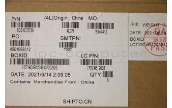 Lenovo 5CB1C75756 Tastatur inkl. Topcase spanisch L82KV NFPA/GUMA