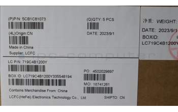 Lenovo 5CB1C81073 Tastatur inkl. Topcase ASM_TUR L82KV NFPA/GUMA